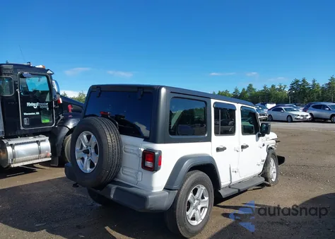 2018 Jeep Wrangler Unlimited Sport S 4X4 from USA, damaged, VIN 1C4HJXDN2JW252863